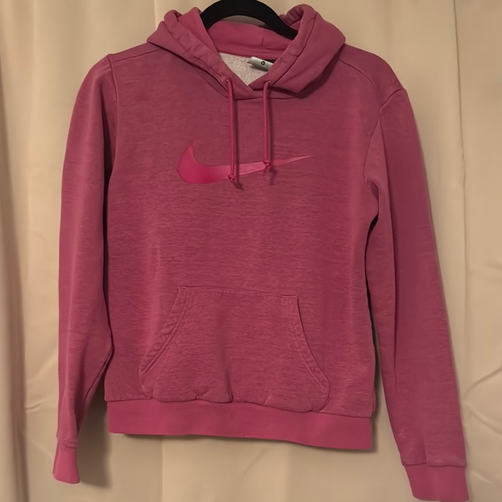 Nike Pink Women’s Long Sleeve Hoodie Size Medium (fits like a small)